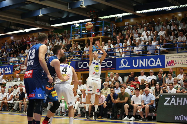 Gaidys holte im 4. Spiel gegen die Bulls 13 Punkte für die Swans. | Foto: Kienesberger