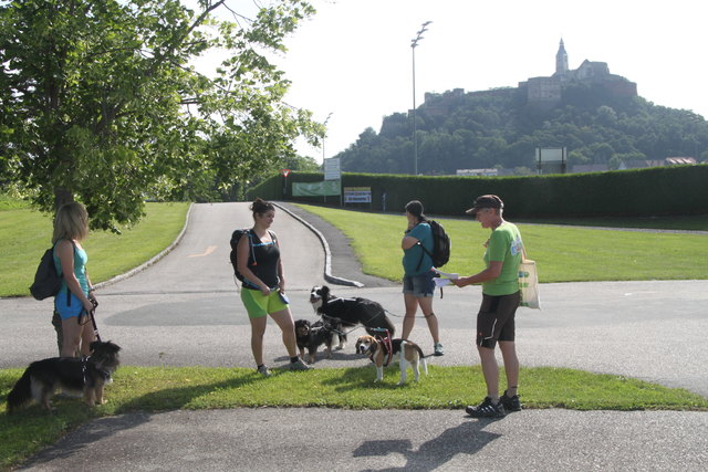 Die Teams werden auf den Fall eingestimmt.