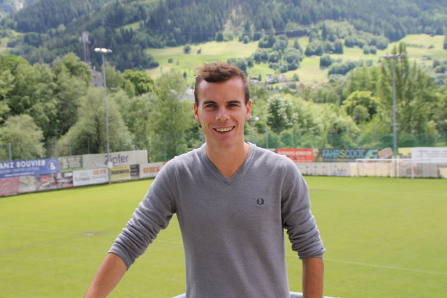 Simon "Zange" Zangerl spielt ab kommender Saison wieder im Stadion Perjen beim SV Landeck!