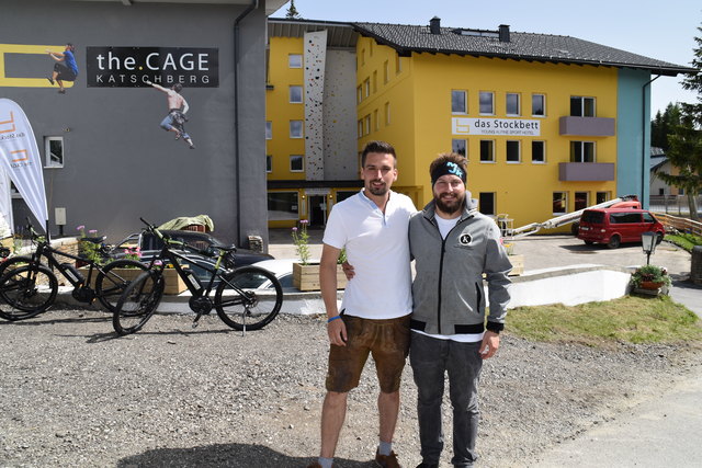 Eröffneten neues Hotel: Christoph Hofmayer und Andreas Hinteregger