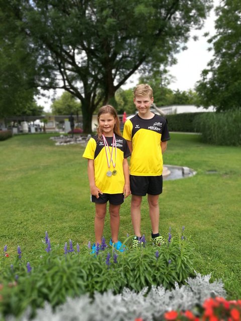 Die erfolgreichen Geschwister Lea und Nico Tabernig. | Foto: SU Osttirol