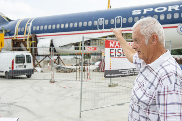 Helmut Neukam hatte nicht nur die Idee für Nova-Air, er liefert auch viel technisches Know-how ist täglich auf der Baustelle unterwegs. | Foto: Foto Jörgler