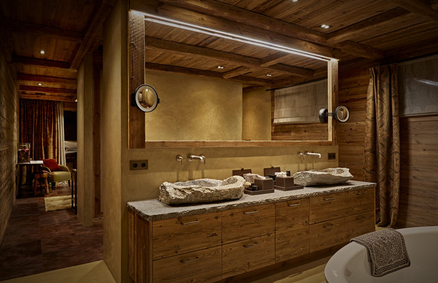 Im Chalet 1551 in Lech finden sich Stoffe aus der Ulrichsberger Leinenmanufaktur wieder. | Foto: Foto: chalet1551.com