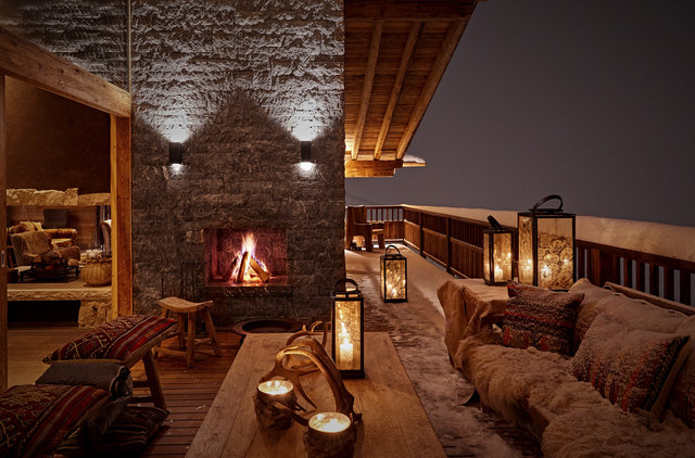 Im Chalet 1551 in Lech finden sich Stoffe aus der Ulrichsberger Leinenmanufaktur wieder. | Foto: Foto: chalet1551.com