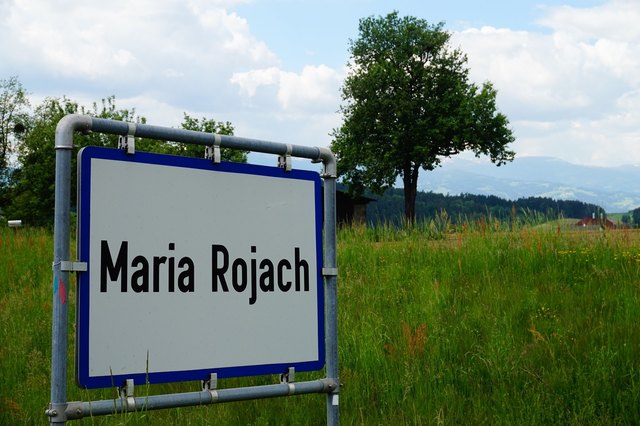 Der Ort Maria Rojach liegt auf 440 Metern Seehöhe und hat derzeit rund 330 Einwohner (Foto: Gosch)