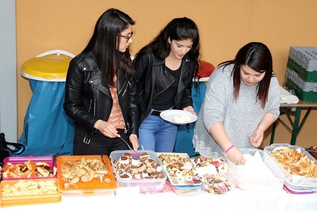 Die kulinarischen Schmankerl unterschiedlichster Herkunft fanden großen Anklang. | Foto: HAK/HAS Mattersburg