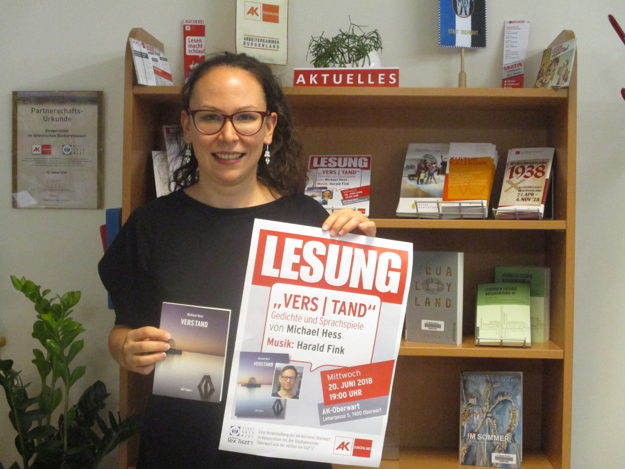 Vorschau Lesung von Michael Hess Oberwart