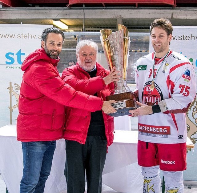 Philipp Hofer, Kurt Eschenberger, KSV-Spieler Draschkowitz. | Foto: STEHV