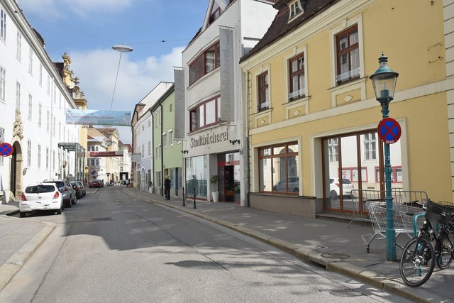 Die Prandtauerstraße muss für die Neuverelgung der Einbauten ab 18. Juni 2018 bis voraussichtlich November 2018 gesperrt werden. | Foto: Josef Vorlaufer