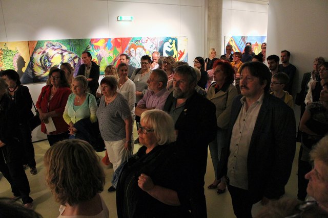 Großes Interesse bei der Ausstellungseröffnung im MuseumsCenter.