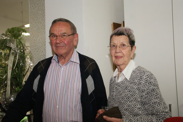 Heini und Barbara Schwaiger, liesen es sich nicht nehmen vorbeizukommen.