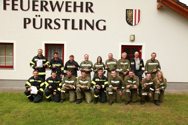 Die Teilnehmer der Freiwilligen Feuerwehr Pürstling. | Foto: FF Pürstling