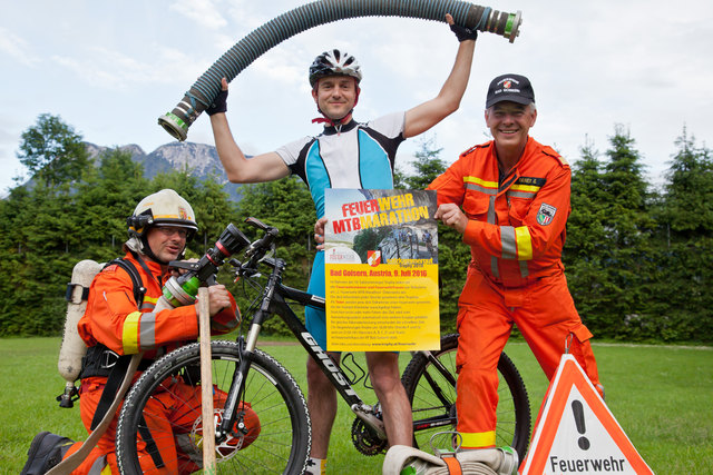 Bei der Salzkammergut-Trophy gibt es eine eigene Wertung für Feuerwehr-Kameraden.