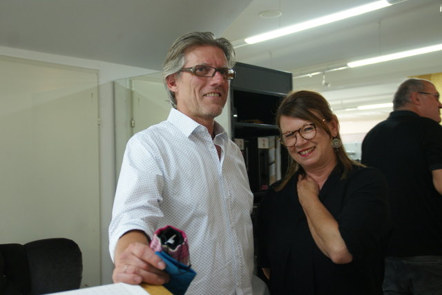 Auch Walter und Evelin Witteck blieben gerne in der Nähe der Band.