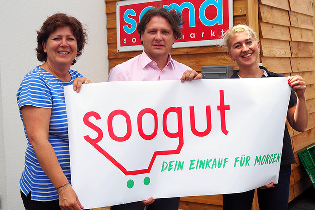 Uli Stambera, Wolfgang Brillmann, Anneliese Dörr (alle SAM NÖ) | Foto: SAM NÖ-SOMA-Märkte
