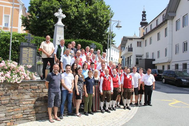 Erinnerungen wurden ausgetauscht: 60 aktive und ehemalige Ministranten der Pfarre Söchau trafen sich im Rahmen des Pfarrfestes in Söchau.