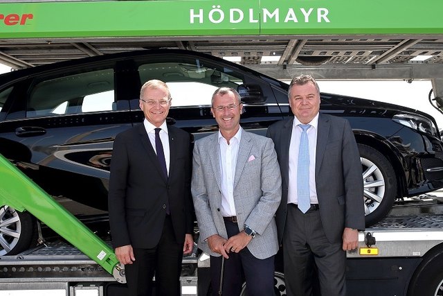 Landeshauptmann Thomas Stelzer, Bundesminister Norbert Hofer und Landesrat Günter Steinkellner.