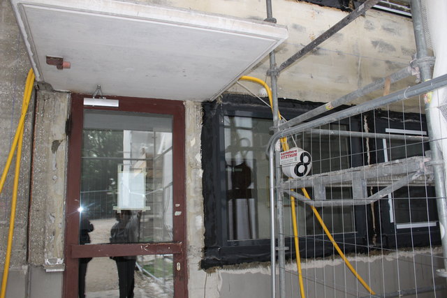 Großbaustelle in der Hauffgasse.