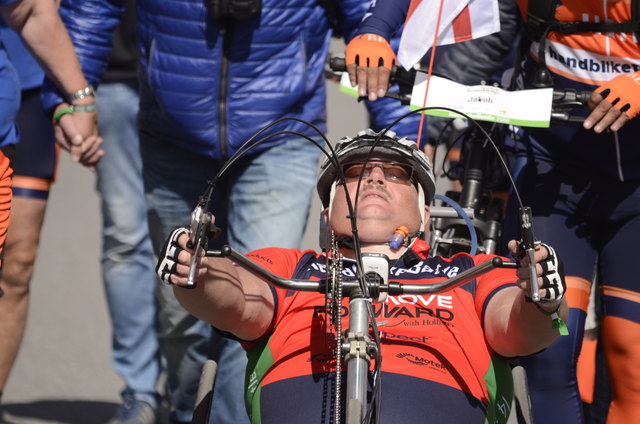 150 Teilnehmer waren beim Handbike Battle am Start.
