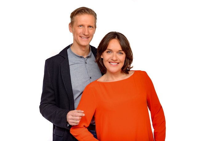 Oliver Zeisberger und Eva Pölzl präsentieren die „Guten Morgen Österreich“-Sendungen aus der Steiermark.