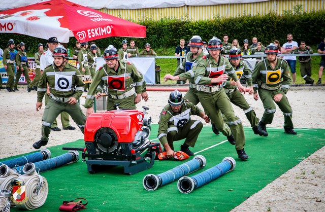 Die Mooskirchner Feuerwehr gewann sensationell den Parallelbewerb in der Klasse Bronze A.