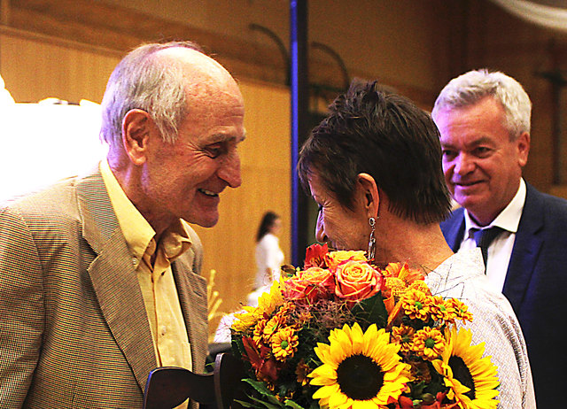 Jahrhundertsportler und Jahrhundertsportlerin: Gernot Fraydl und Ingrid Resch.