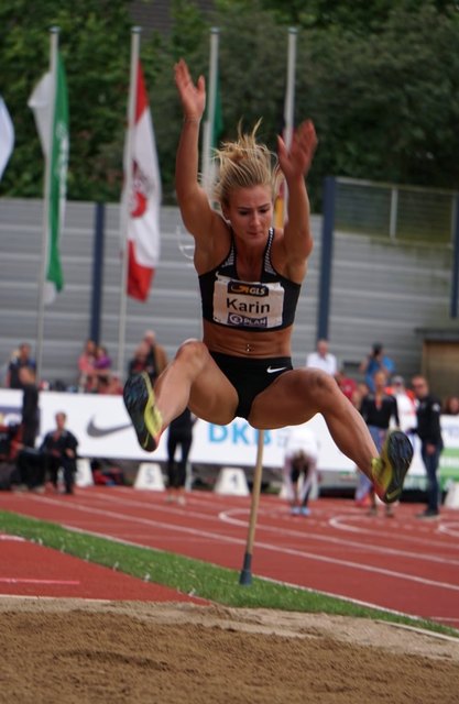 Karin Strametz stellte im Siebenkampf einen neuen steirischen Rekord auf. | Foto: KK