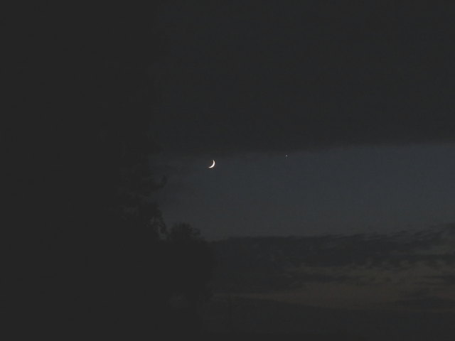 16.06.2018 21:50 Mond bei Venus