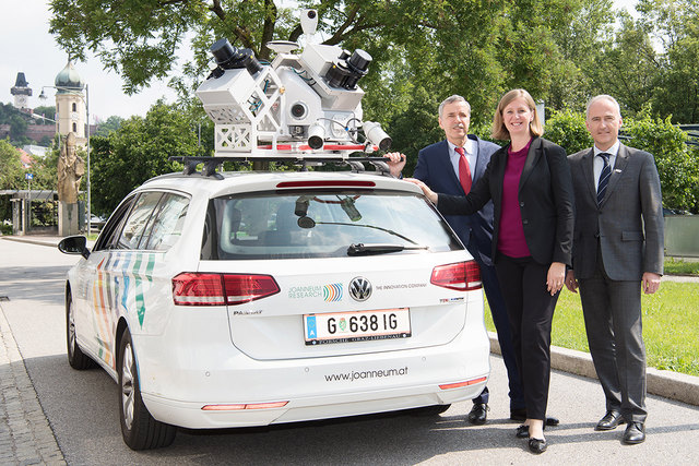 Innovativ: W. Pribyl, B. Eibinger-Miedl, H. Mayer (v. l.)