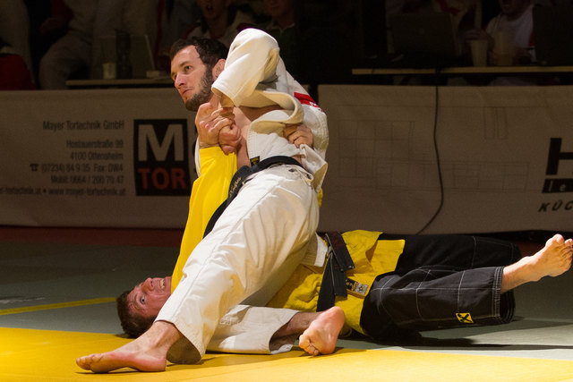 Georg Reiter ist der erste Judoka des UJZ Mühlviertels, der für den Verein mehr als 100 Kämpfe gewann.