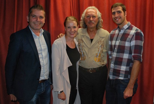 AK Niederösterreich-Vize-Präsident Josef Hager, Stadträtin Kristina Mandl, Hans Theessink, Stadtrat Jürgen Trimmel