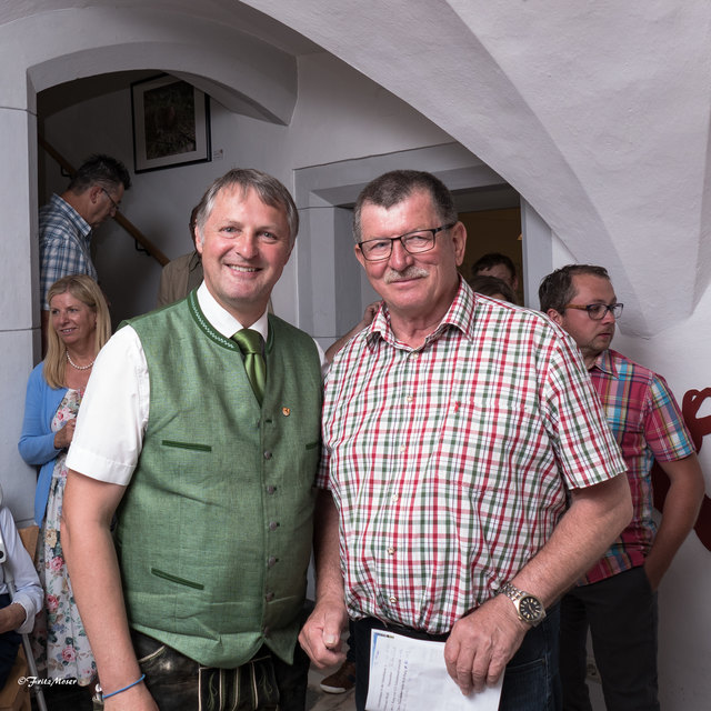 (li.) Bürgermeister Georg Gappmayer und Peter Bolha