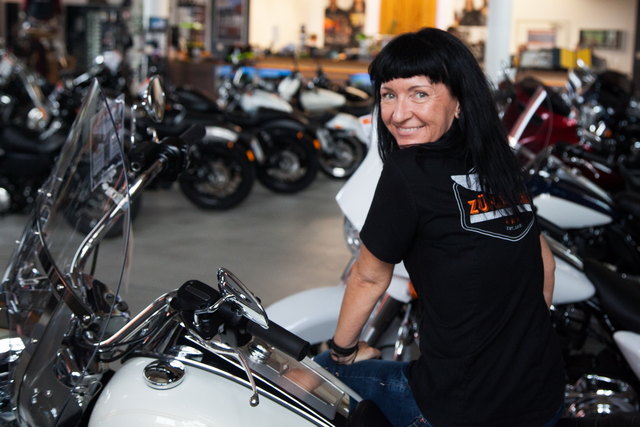 Ein Tag mit Harley Davidson, ins perfekte Bild gesetzt von Fotografin Regina Courtier.