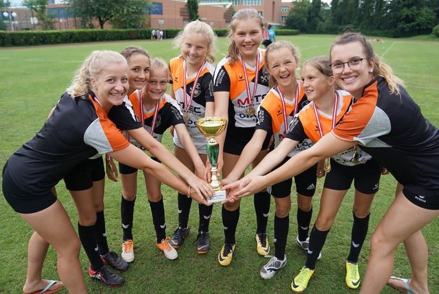 Arnreits-U12-Mädels kürten sich zur besten Mannschaft Österreichs. | Foto: Foto: Bauer