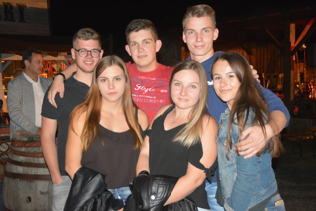 Auch Schüler der BHAK Oberwart genossen Westernfeeling im Lucky Town.
