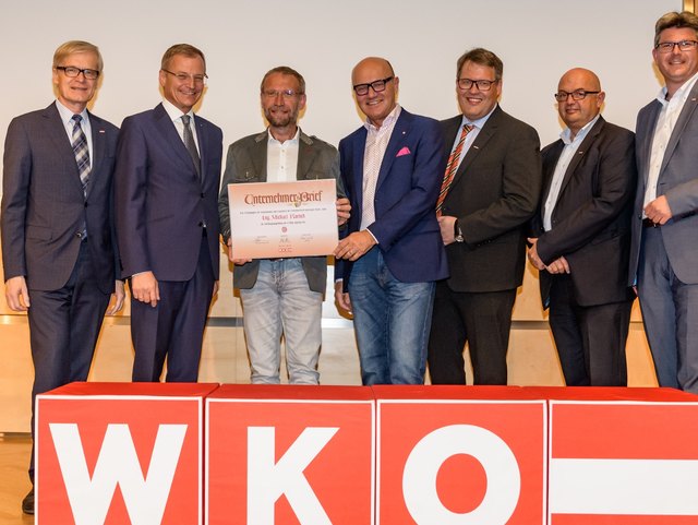 Unternehmerbrief für Michael Kornek (3.v.li.)