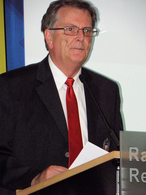 Franz Pumberger, Bezirksstellenleiter des Roten Kreuzes in Ried