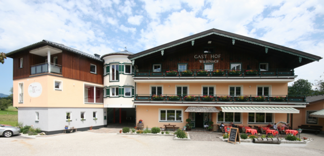 Der Gasthof Wiesenhof in Abersee.