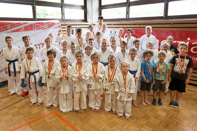 Die Nachwuchssportler vom Frieways Karateklub aus Sigleß zeigten in Mattersburg erfolgreich ihr Können. | Foto: Frieways