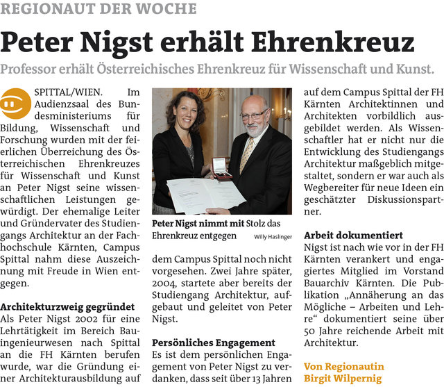 WOCHE Spittal / WOCHE Drautal & Mölltal KW 25 - Birgit Wilpernig Link zum Beitrag: https://www.meinbezirk.at/2681438