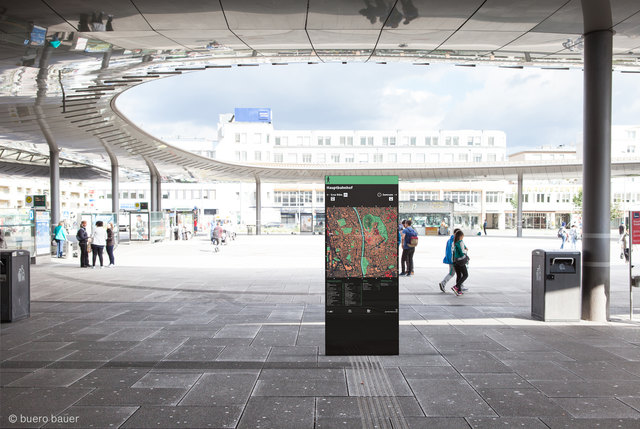 Am Hauptbahnhof soll das Fußgänger-Orientierungsleitsystem unter anderem kommen. | Foto: Buero Bauer