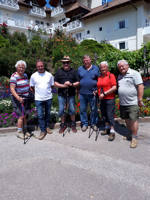 Die Stainzer Wandergruppe genoss den Ausflug nach Südtirol in vollen Zügen.