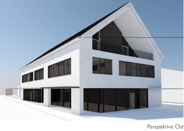So wird das neue Gemeindeamt samt Bibliothek und Trauungssaal in Fernitz-Mellach aussehen. Eröffnung ist für Herbst 2019 geplant.