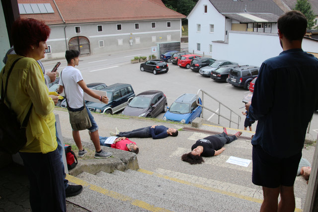 Schon ab 6 Uhr morgens starteten die Flüchtlingshelfer ihre Aktion.