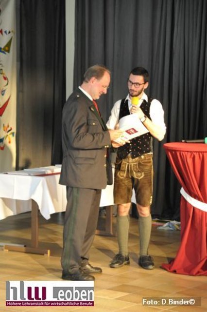 HLW-Direktor Hans Georg Gottsberger bei der Maturafeier.