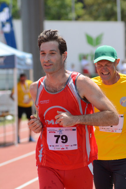Siegfried Mayr holte Gold im Laufbewerb über 1.500m und Silber über 5.000m.
