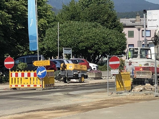Die Umleitung bleibt bis Ende Juli aufrecht