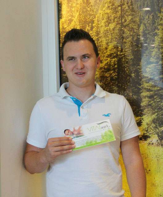 Julian Brandl ist ausgebildeter Masseur.