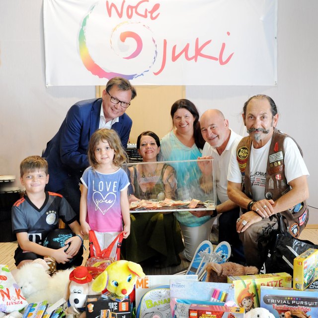 Ben, Ina, LR Mag. Norbert Darabos, Conny Stifter, Nicole Wallner-Wessely, LAbg Peter Heger, Ernst Graft.