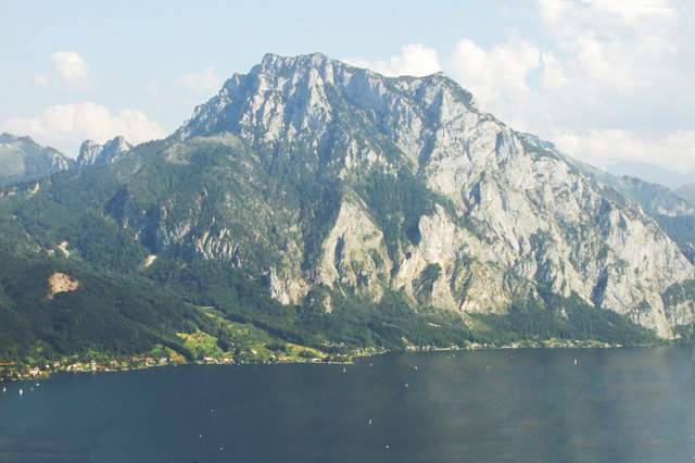 Der Traunstein hat ein Höhe von 1691 Meter ü. A.